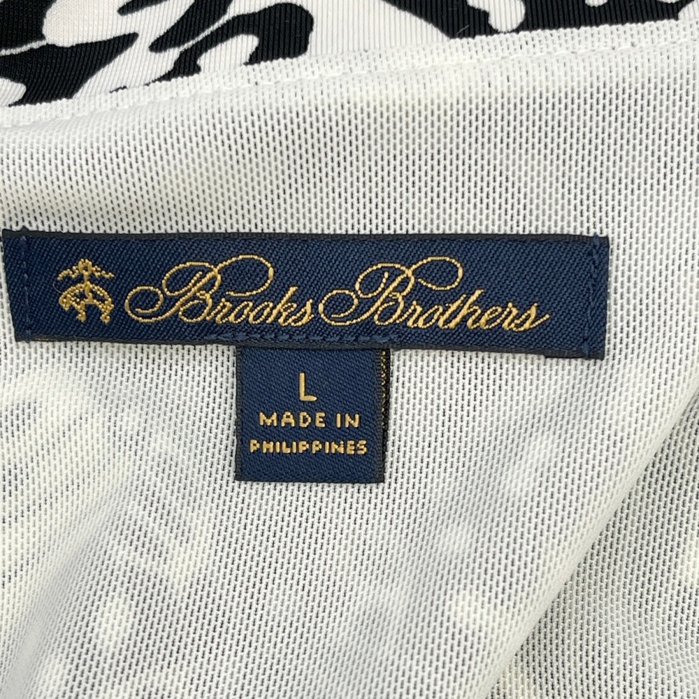 Brooks Brothers Butterfly Print Wrap Dress Womens Large Stretch Preppy Office - Picture 10 of 16
